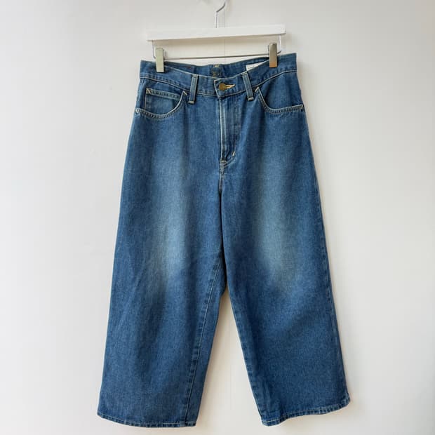 LEE 리 중청 데님 9부팬츠