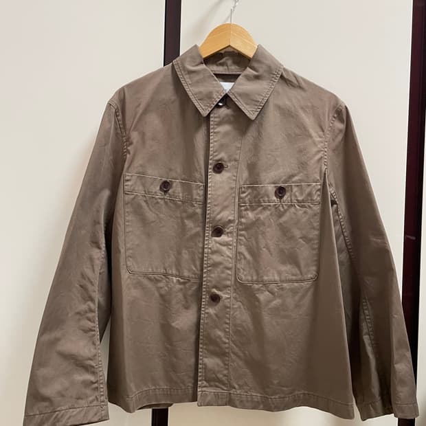 [S] 르메르 밀리터리 오버 셔츠 브라운