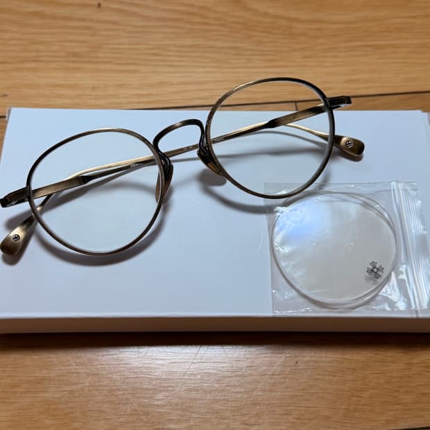 크롬하츠 thick 안경 앤틱골드