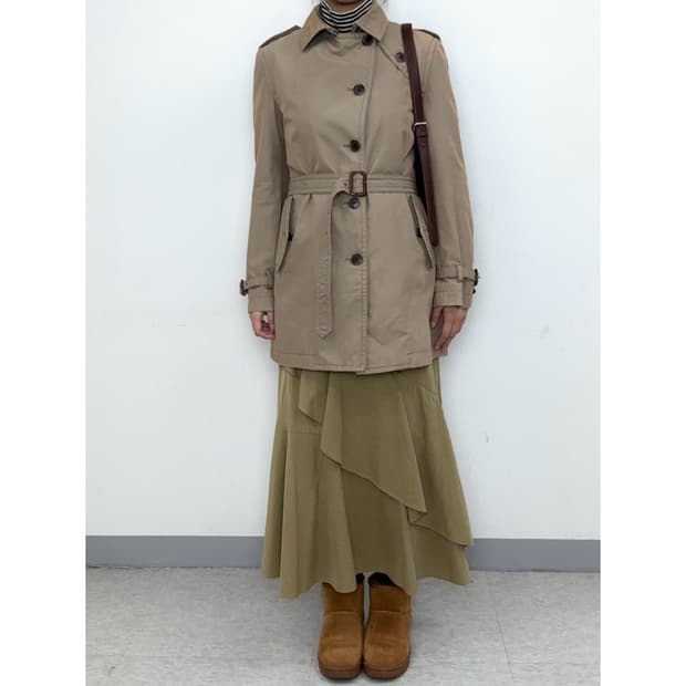 빈티지 베이지 스커트