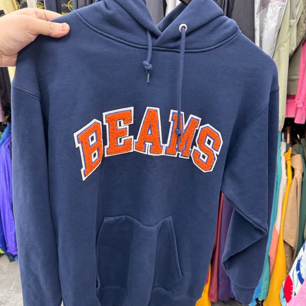 빔즈 후드 실측 사진 후디