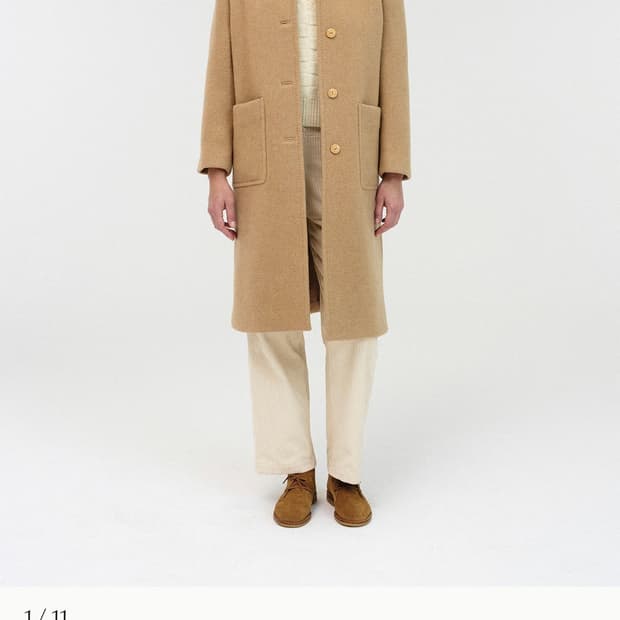 낫띵리튼 Rohmer long wool coat