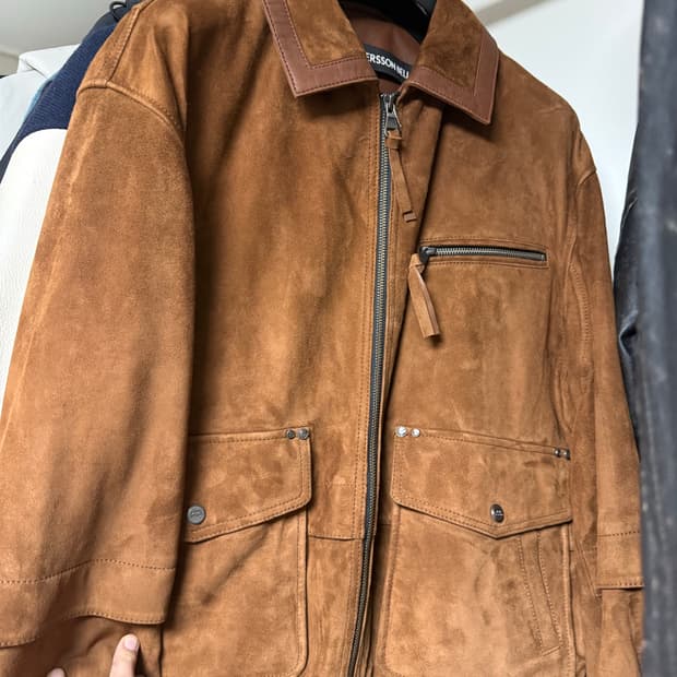 앤더슨벨 미쿠스 스웨이드 봄버자켓