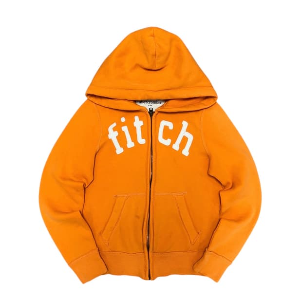 아베크롬비 오렌지 후드집업