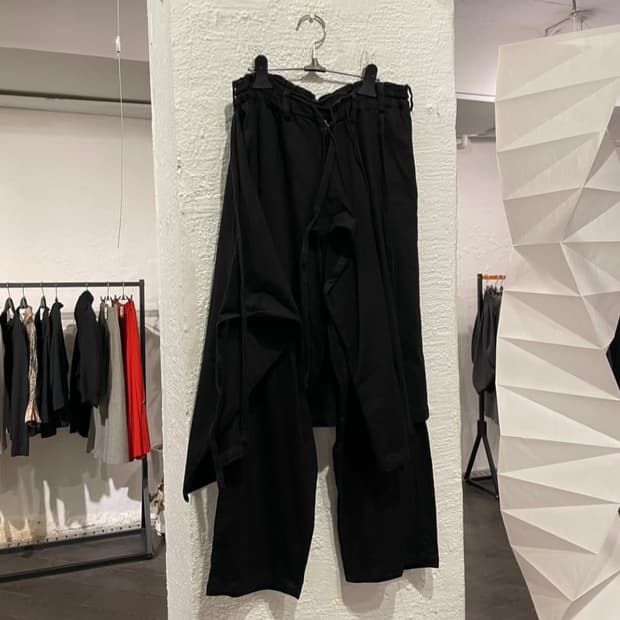 요지 야마모토 스커트 팬츠