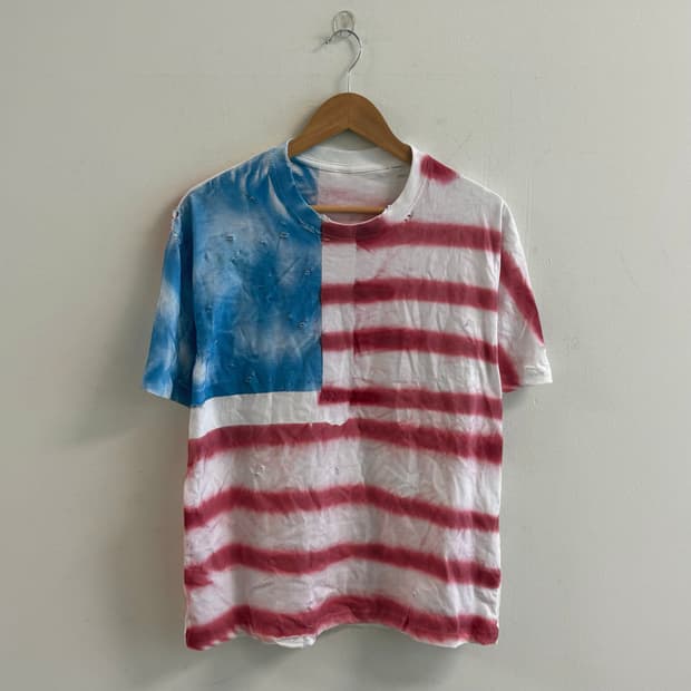 Vintage distressed graffiti tee