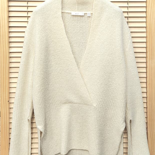 A.L.C. 울실크 여성 랩 명품니트