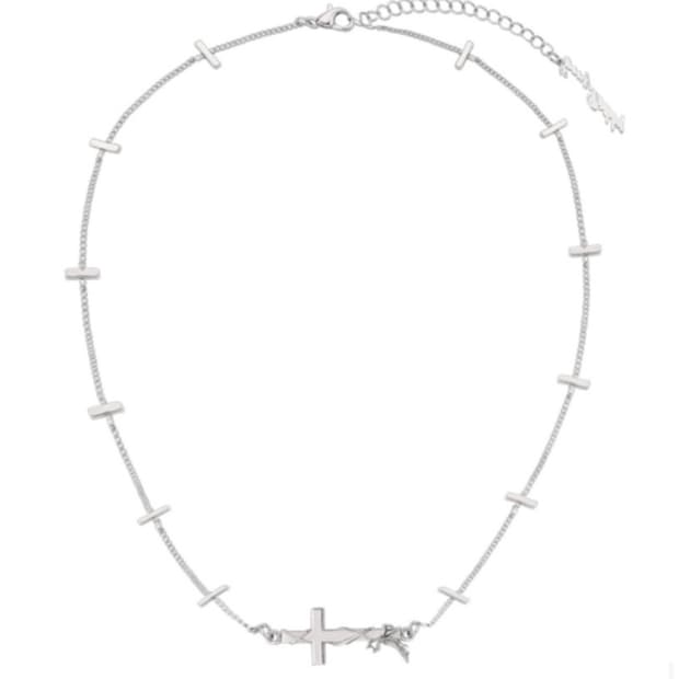 CORSET CROSS BAR NECKLACE