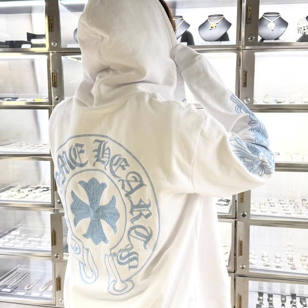 크롬하츠 버티컬 후드집업