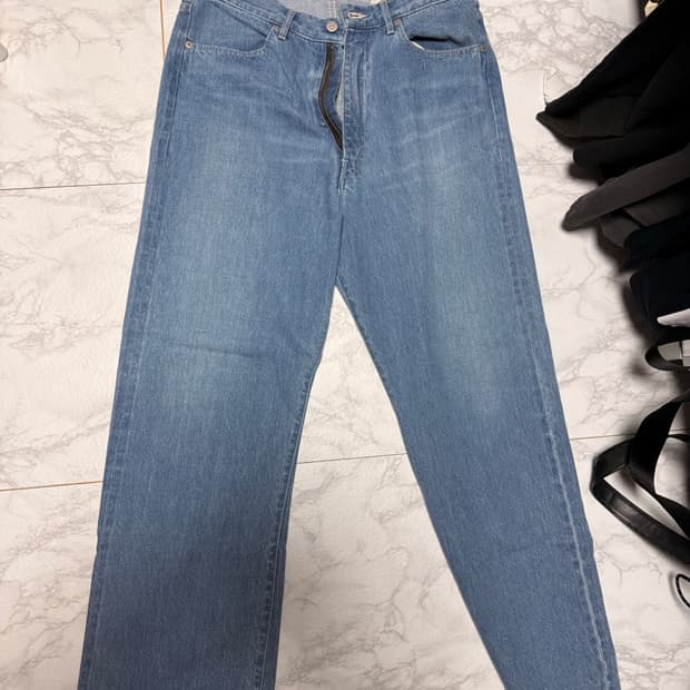 오라리 셀비지 데님 24ss A24SP03DE 4 사이즈