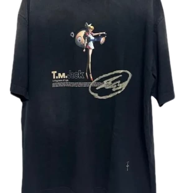 트래비스 스캇 캑터스 잭 × 프라그먼트 × 무라카미 타카시 도쿄 잭 티셔