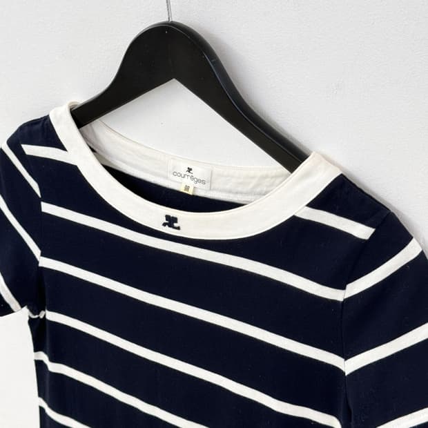 courreges stripe top 