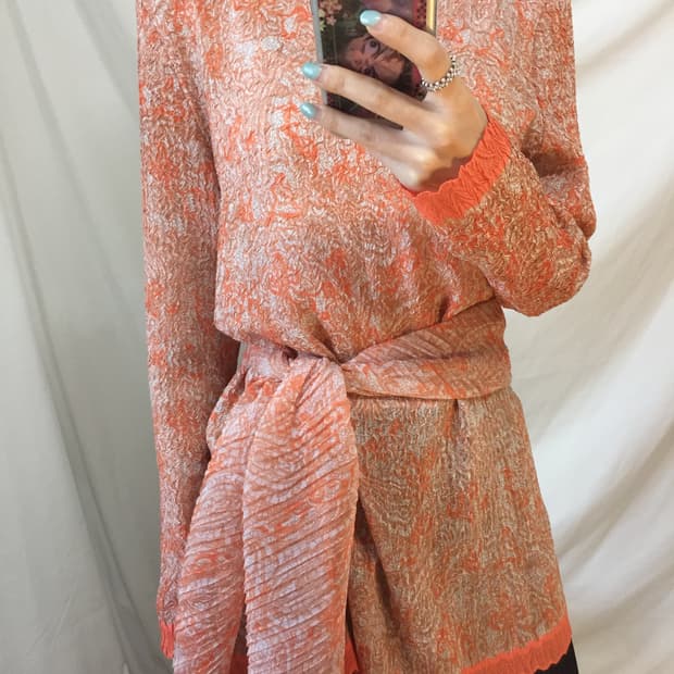 레이어드 원피스•타이 set