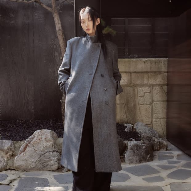 Oversized Double Breasted Coat