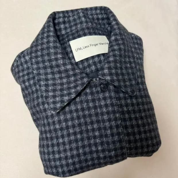 LFM 체크 블루종