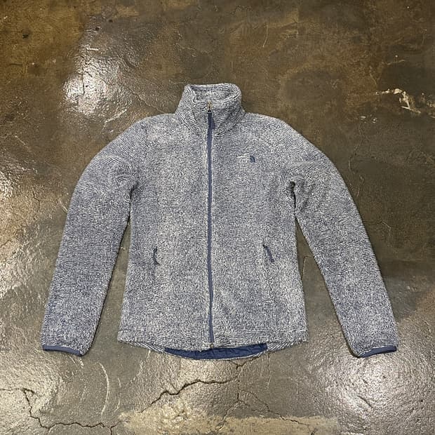 노스페이스 블루 플리스 집업 XS