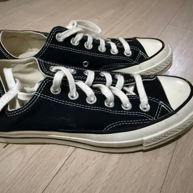 컨버스척테일러 70 로우 블랙 245