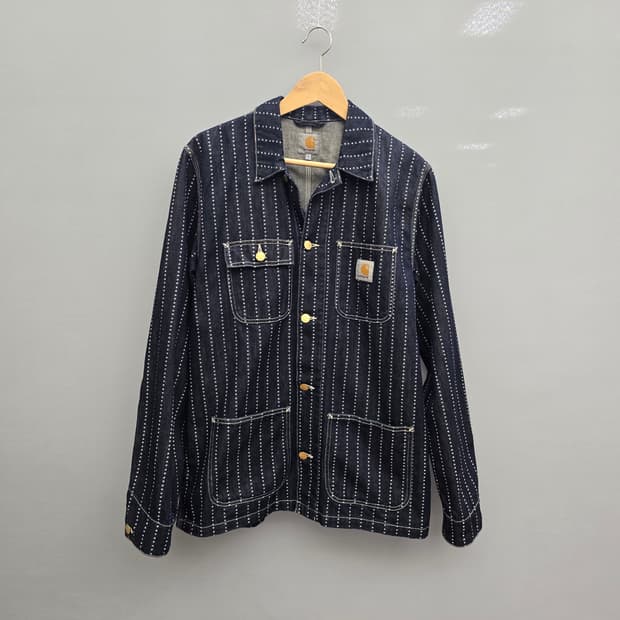 칼하트 미시간 초어 데님 자켓