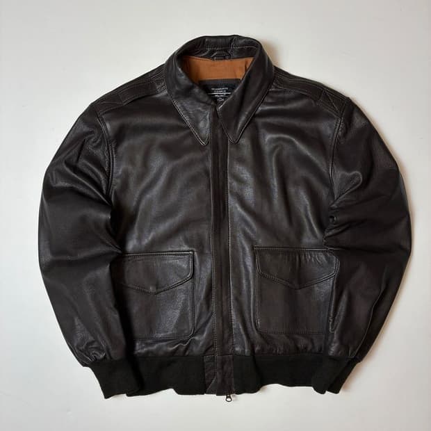 밀텍 00's 염소가죽 블루종 자켓 PN9337