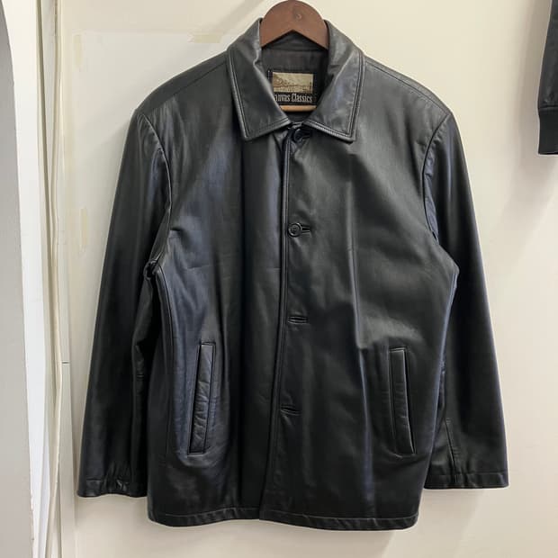 N132 빈티지 소가죽 자켓