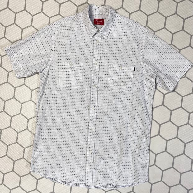 (XL) 00s슈프림 반팔 셔츠 made in USA