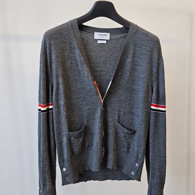 톰브라운 암밴드 울 가디건 4사이즈