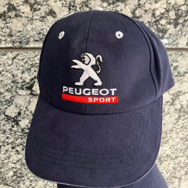 푸조 스포츠 레이싱 볼캡 캡 모자 네이비