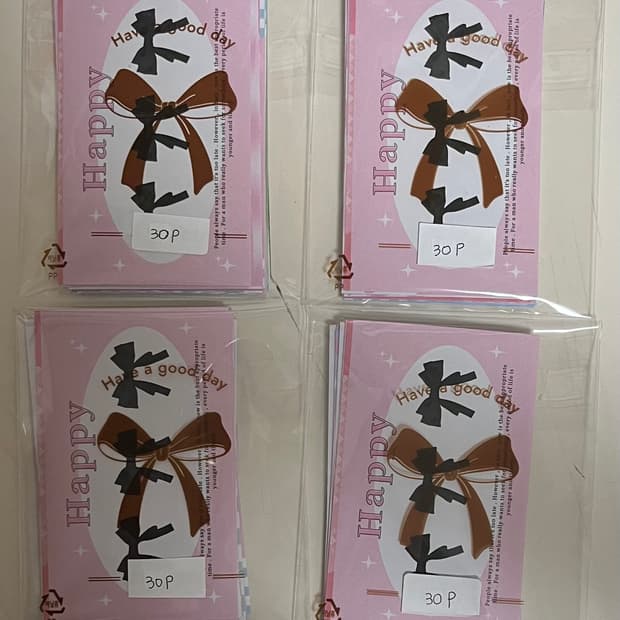 수량4개)감성 다꾸 스티커 30장 (무중복)