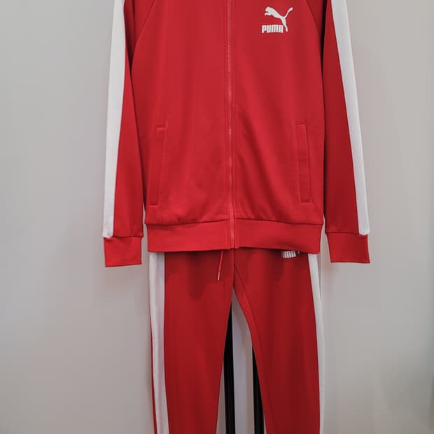 푸마 아이코닉 T7 트랙 트레이닝 세트 남성용 L사이즈