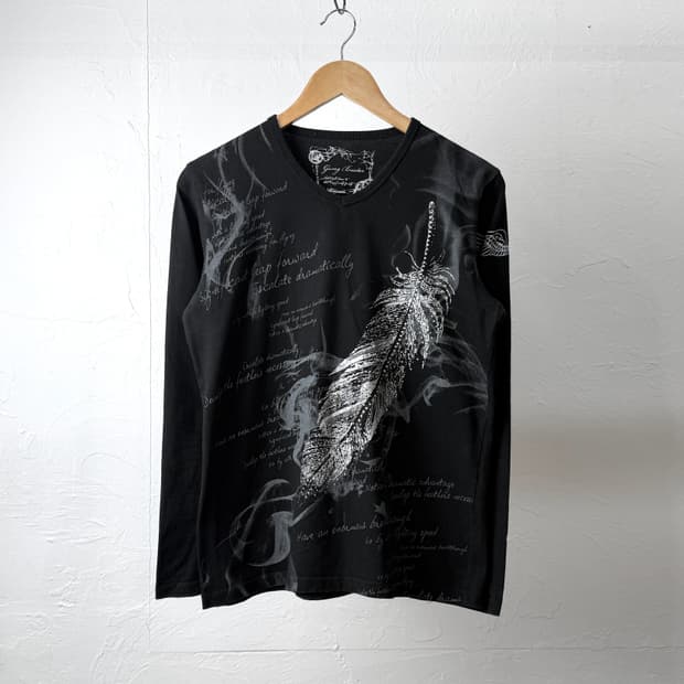 Gung Buster 깃털 롱 슬리브