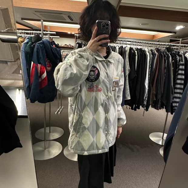 L)Fetch 페치 빈티지 립스탑 코치 자켓