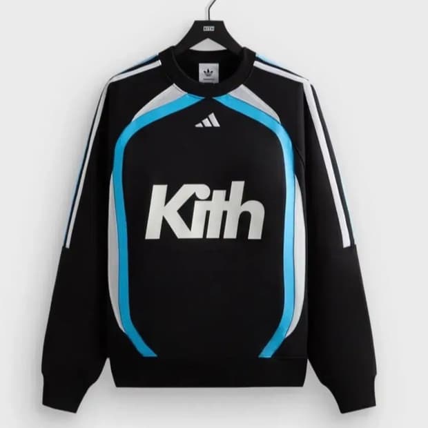 아디다스 x 키스 크루넥 맨투맨
