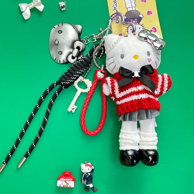 롱다리키티 커스텀키링(20)