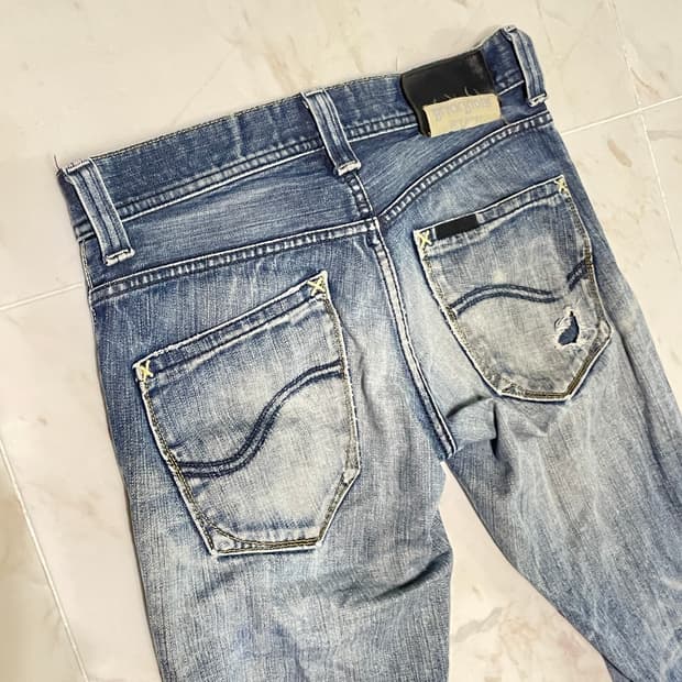 LEE 라이더스 블랙스티치 일본 빈티지 청S사이즈