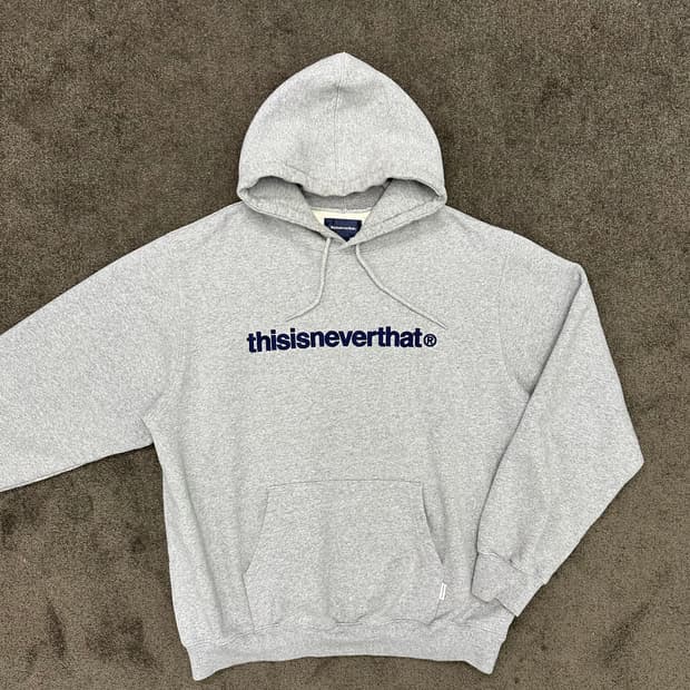 디스이즈네버댓 회색 후드티 XL