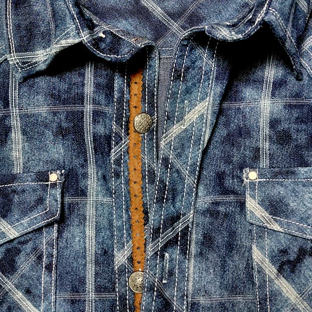 semanticdesign 데님 체크 남방 L (무료배송)