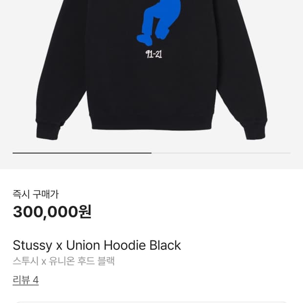 스투시 유니온 후드