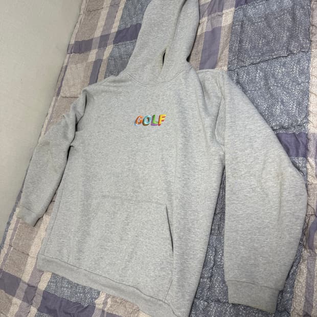 골프왕 GOLF 로고 후드티 판매합니다. (XL)