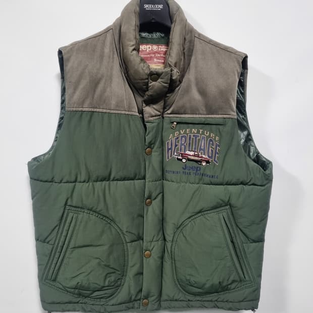 지프 헤리티지 패딩조끼 105