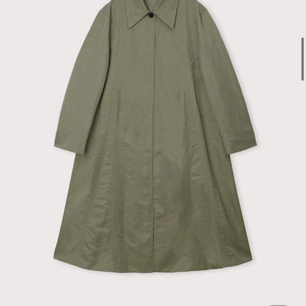 에토스 플레어 롱 코트 딥브라운 새상품