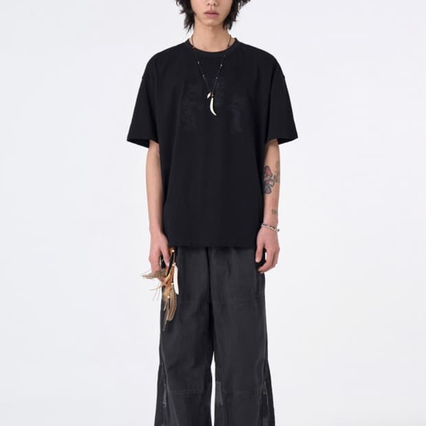 아르반 섹션라인 멀티패치워크 워시드팬츠 3사이즈