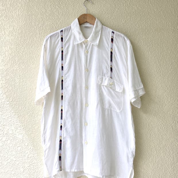 80-90s 이탈리아발 빈티지 린넨 셔츠(made in italy)
