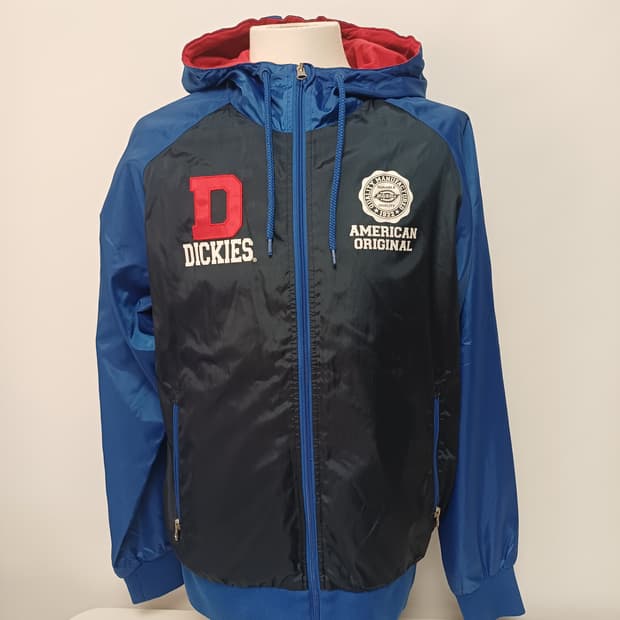 (정품) 디키즈 빈티지 배색 후드 바람막이 (M/95)