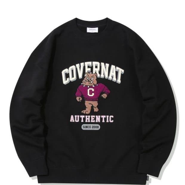 커버낫 블독 아치로고 맨투맨