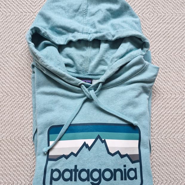 파타고니아 로고 badge 후드티 L 