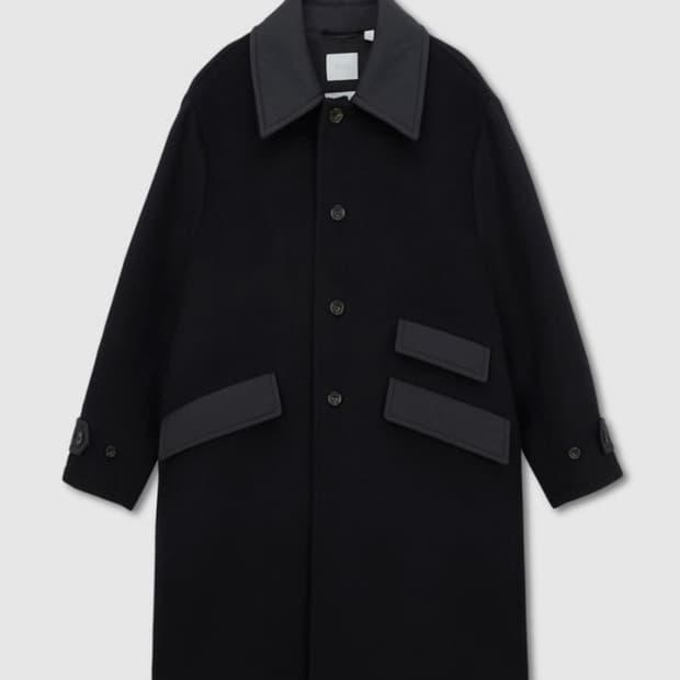 노이스 발마칸 캐시미어 울 코트 XL