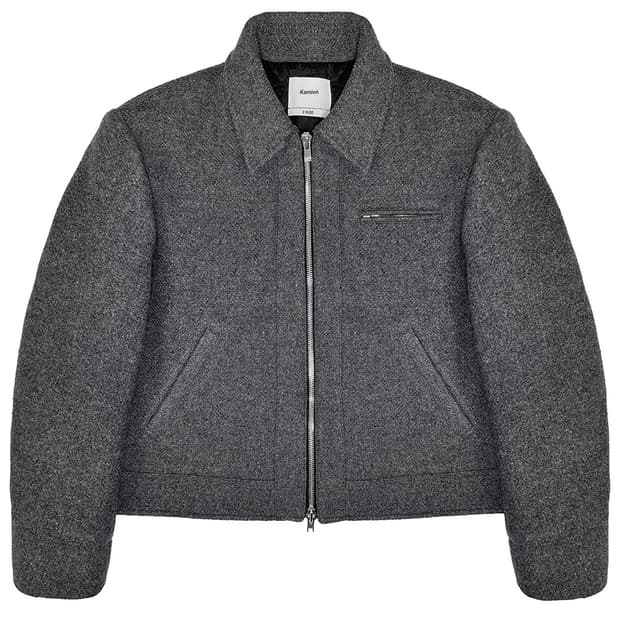 카미엔 그리드 울 자켓 3사이즈