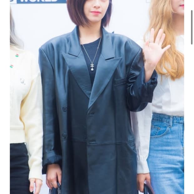 인스턴트펑크 리얼 레더 블레이저