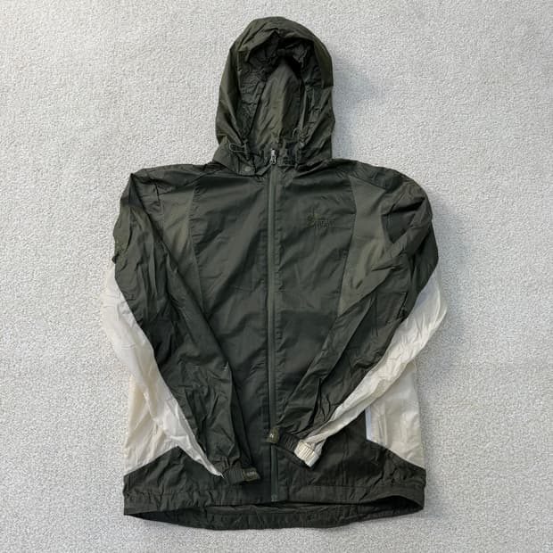 [M] 네파 카키 등산 윈드 후드 바람막이 1230T1