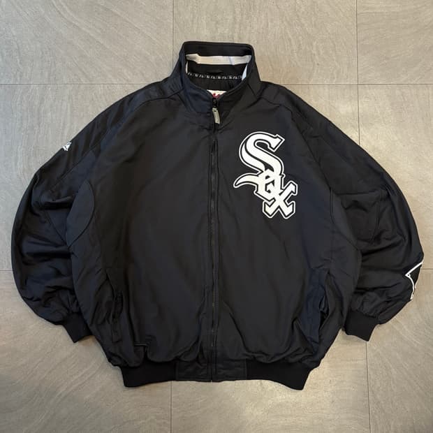 마제스틱 정품 보스턴 화이트 삭스 자켓
